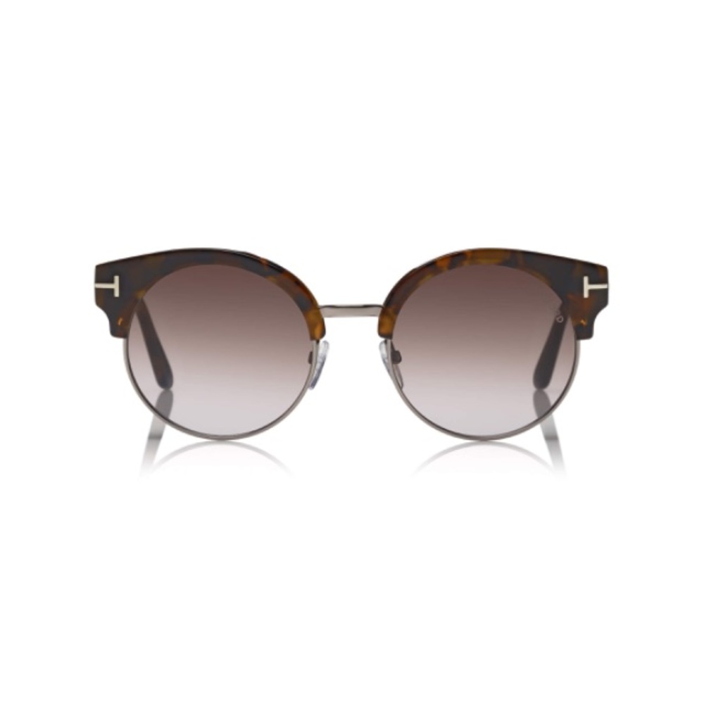 Tom Ford Alissa 54mm Havana Sunglasses NEW